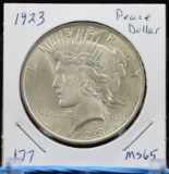 1923 Peace Dollar MS65