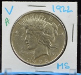 1922 Peace Dollar MS A