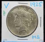 1925 Peace Dollar MS A