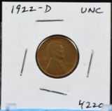 1922-D Lincoln Cent UNC