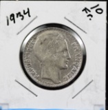 1934 France 10 Franc