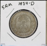 1934-D Germany 5RM