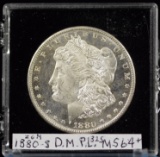 1880-S Morgan Dollar DMPL MS64