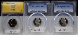 1962, 78-S, 79-S Proof Jefferson DCAM PCGS 3 Coins