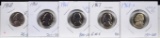 5 Proof Jefferson Nickels Very Nice 5 Coins L