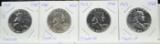 1960,61,62 & 63 Proof Franklin Half Dollars 4 Coins