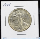 1945 Walking Half Dollar CH/BU