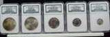 Binion Hoard NGC 5 Coin Set