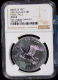 2014 Silver Birds of Prey NGC MS-64