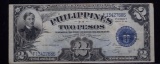 Philippines WWII Victory Notes $1 & $2