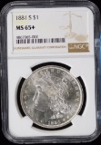 1881-S Morgan Dollar NGC MS-65 Plus White