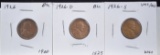 1926, 26-D & 26-S Lincoln Cents 3 Coins