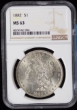 1882 Morgan Dollar NGC MS-63 White