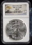 2014 American Silver Eagle NGC MS-69