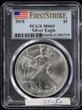 2018 American Silver Eagle PCGS MS-69 First Strike