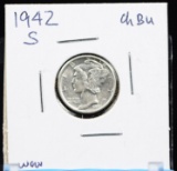 1942-S Mercury Dime CH/BU