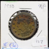 1850 Large Cent XF