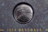 2014 Baseball Commen Half Dollar UNC