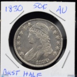 1830 Bust Half Dollar AU