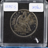 1875-S Seated Half Dollar XF/AU