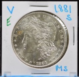 1881-S Morgan Dollar BU E