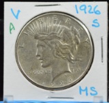 1926-S Peace Dollar MS A