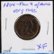 1804 Plain 4 Half Cent w/Stems Very Rare XF
