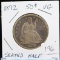 1872 Seated Half Dollar Very Good