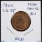 1864 Two Cent Piece Large Date MS64 Red