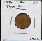1886 Indian Head Cent Type2 XF