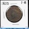1820 Large Cent F18