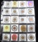 20 Different Encased Cents Circ UNC