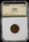 1912-S Lincoln Cent Struck Thru PCI MS63