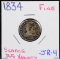 1834 Bust Dime Fine JR4 Scarce R5