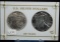 1887 Morgan Dollar & 1987 ASE 100 yrs UNC