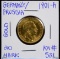 1901-A Gold 20 Mark Germany/Prussia CH BU