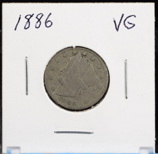 1886 Liberty Nickel VG