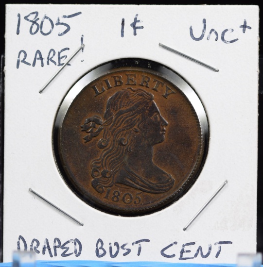 1805 Drape Bust Large Cent  UNC Plus RARE
