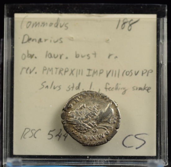 177-192 Ancient Commodus Denarius