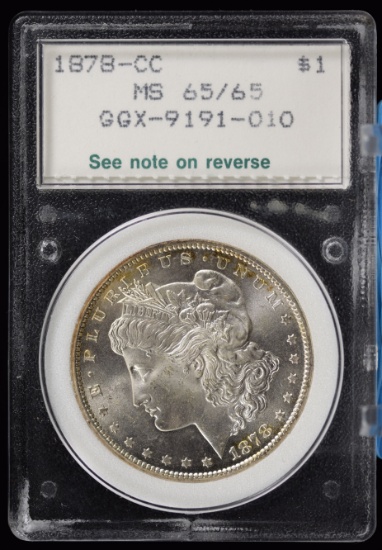 1878-CC Morgan Dollar 1980 Grading from NCI MS65