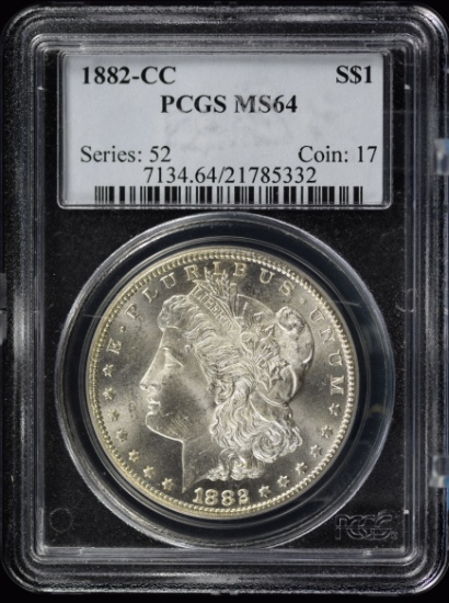 1882-CC Morgan Dollar PCGS MS-64