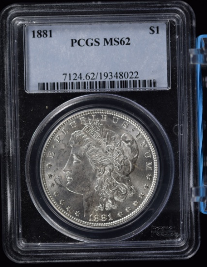 1881 Morgan Dollar PCGS MS-62