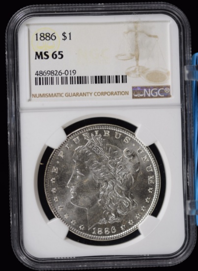 1886 Mogan Dollar NGC MS-65
