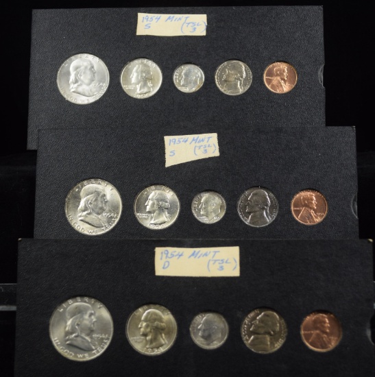 1954 Complete Mints Sets PDS RARE