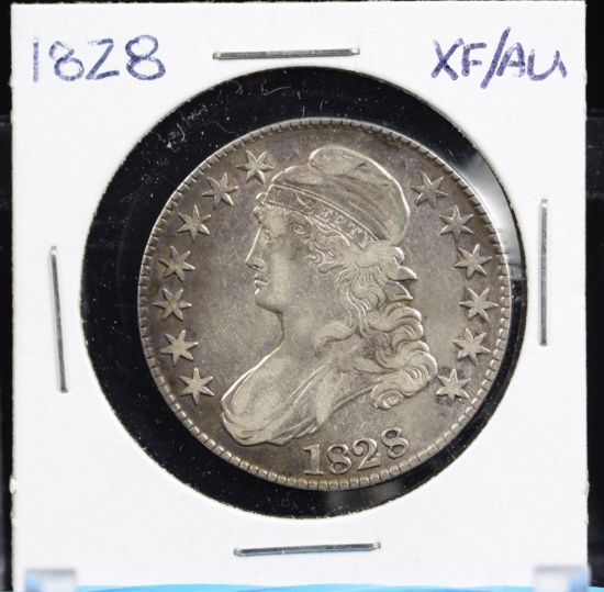 1828 Bust Half Dollar XF/AU
