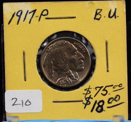 1917 Buffalo Nickel CH/UNC