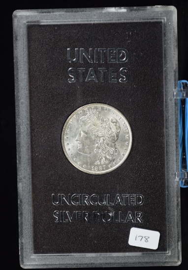 1887 GSA Morgan Dollar UNC