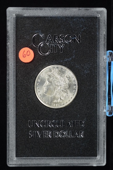 1884-CC GSA Morgan Dollar w/box CH/UNC