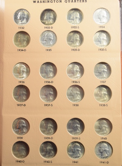 1932-1998-S Silver Proof Washington Quarter Short Set Bonus