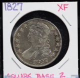 1827 Bust Half Dollar XF SQ Base 2